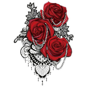 Tatuagem temporário - Rosas